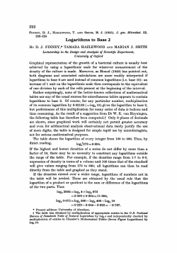 Logarithms to Base 2