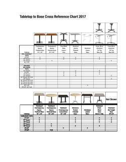 Table and Table Base Guide