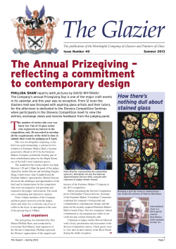 The Annual Prizegiving &ndash; reflecting a commitment to contemporary