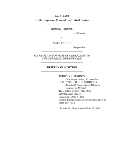 No. 16-5580 In the Supreme Court of the United States ROMELL