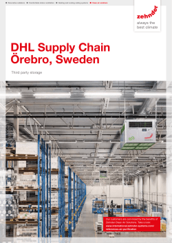 DHL Supply Chain &Ouml;rebro, Sweden