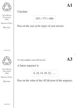 Calculate 555 + 777 + 888. Pass on the sum of the digits of your