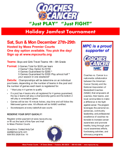 “Just PLAY” “Just FIGHT” Holiday Jamfest