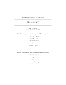 Homework 7 - RIT