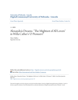 Alexandra`s Dreams: "The Mightiest of All Lovers"