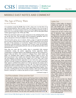 The Age of Proxy Wars