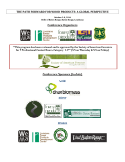Global Wood Products Conference Programpdf PDF