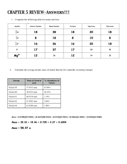 Chapter 5 Review package Answers