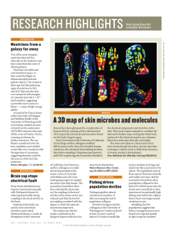 A 3D map of skin microbes and molecules