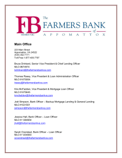 Main Office - The Farmers Bank of Appomattox