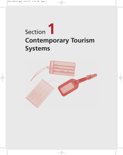 Contemporary Tourism Systems