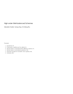 High-order well-balanced schemes