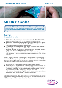 STI Rates in London