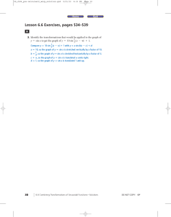 Lesson 6.6 Exercises, pages 534&ndash;539