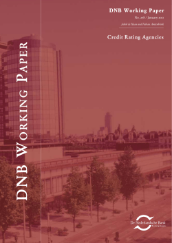 Credit Rating Agencies (PDF: 1001.1 Kb)