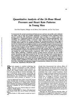 Quantitative Analysis of the 24-Hour Blood Pressure and Heart Rate