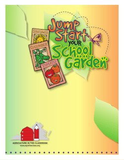 Jump Start Your School Garden - Agriculture in the Classroom