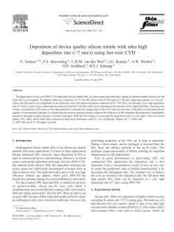Deposition of device quality silicon nitride with ultra high deposition
