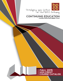 debook - Bossier Parish Community College