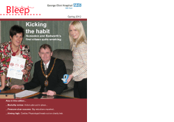 Spring 2012 - George Eliot Hospital