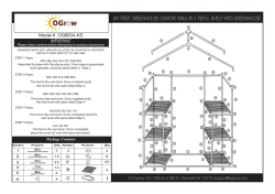 MY FIRST GREENHOUSE-OGROW WALK IN 3 TIER 6 SHELF KIDS