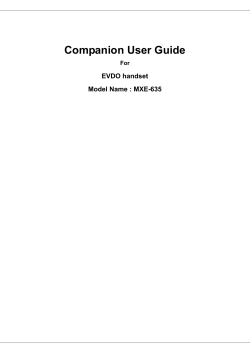 Companion User Guide