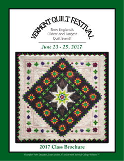 The 2017 Class Brochure
