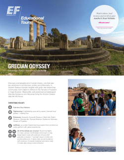 GRECIAN ODYSSEY - Town of Cape Elizabeth