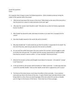 Scarlet Ibis questions Clarke On a separate sheet of paper answer