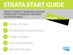 strata start guide - The Fatty Acid Forum