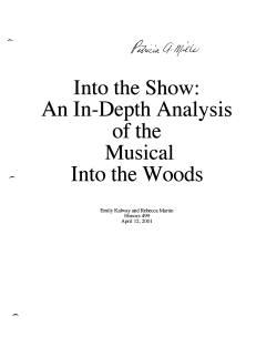 Musical Into the Woods - Cardinal Scholar Home