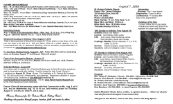 Mission Statement for St. Victoria Church