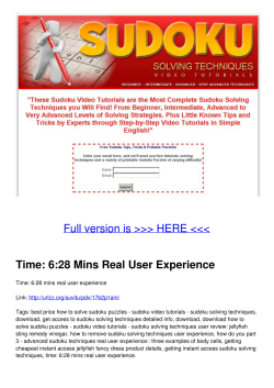 Time: 6:28 Mins Real User Experience