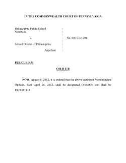 Notebook : : v. - Pennsylvania Courts
