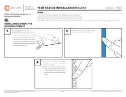 FLEX DC Radius Installation Guide