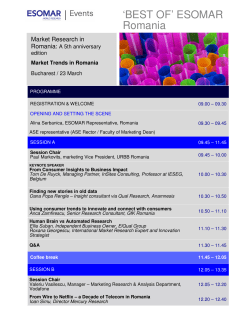 Event program