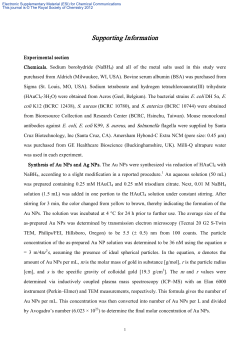 Supporting Information - Royal Society of Chemistry