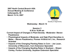 Paszkiewicz - High Plant Densities in Maize