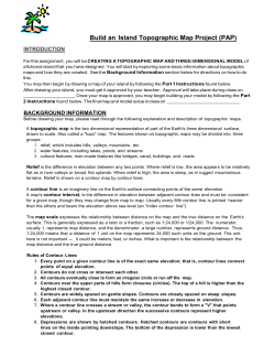 Build an Island Topographic Map Project (PAP)