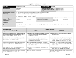 Grade 6 Science - Unit 3 Enhanced