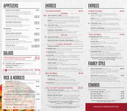 APPETIZERS ENTREES ENTREES