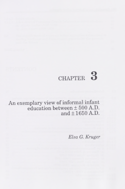 CHAPTER An exemplary view of informal infant education between