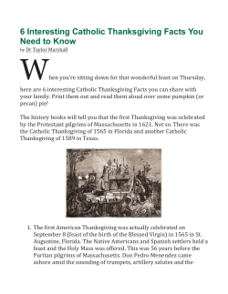 6 Interesting Catholic Thanksgiving Facts You Need to Know