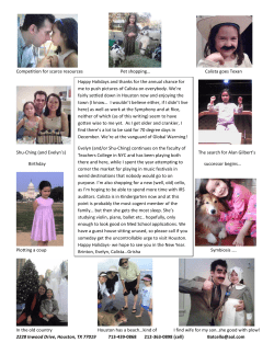 Competition for scarce resources Pet shopping&hellip; Calista goes