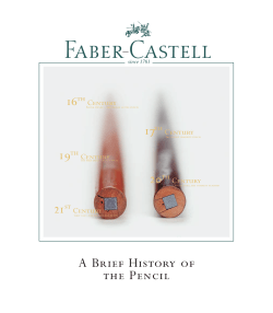 A Brief History of the Pencil - Faber