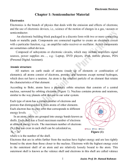 Chapter 1: Semiconductor Material