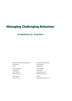 Managing Challenging Behaviour