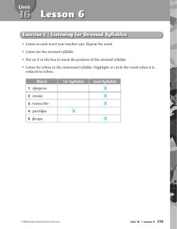 Lesson 6 - Comstock English