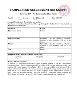 Risk Assessment