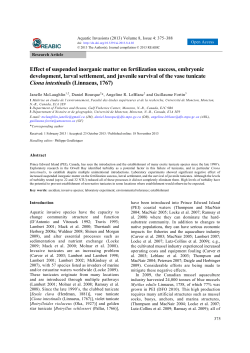 Effect of suspended inorganic matter on